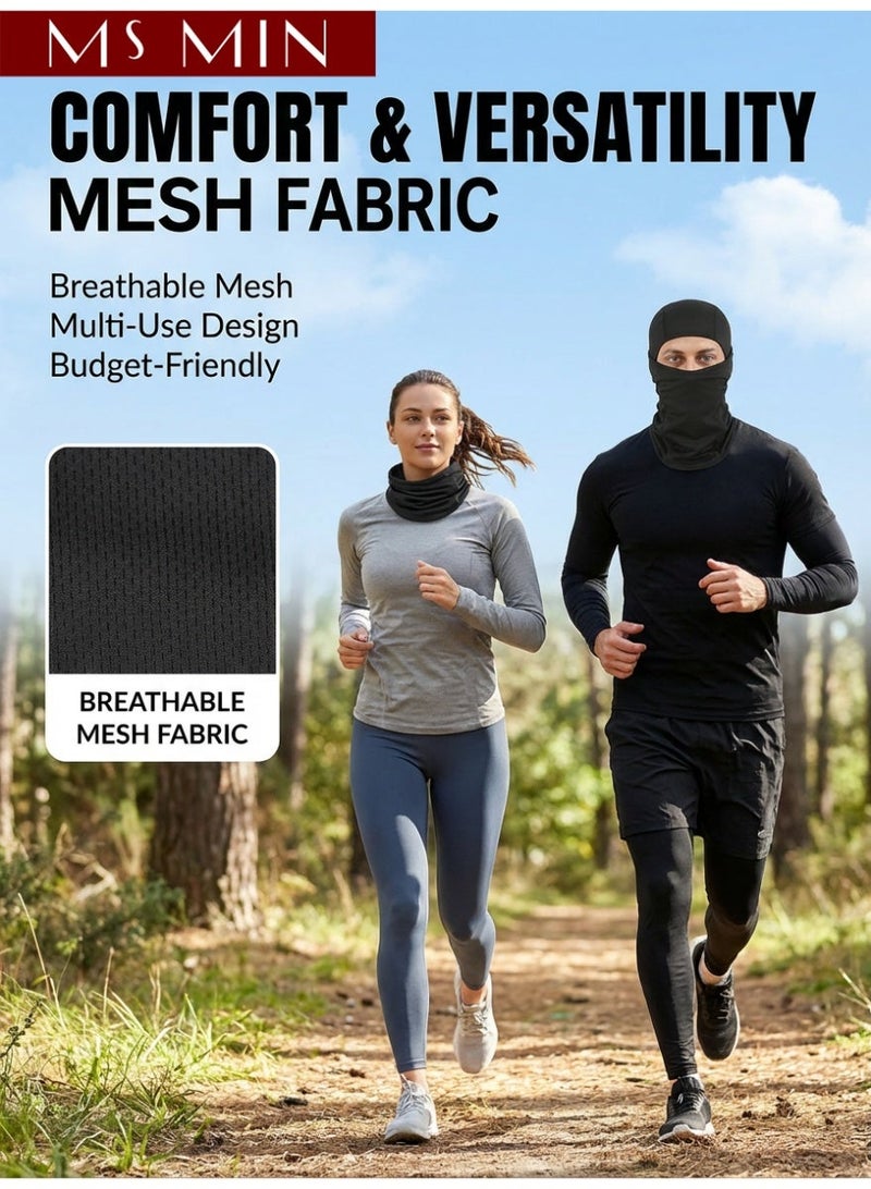 MS MIN Cycling Protective Gear Full Face Mask – Breathable, UV Protection, Lightweight Outdoor Mask for Motorcycle, Skiing & Running - Image 5